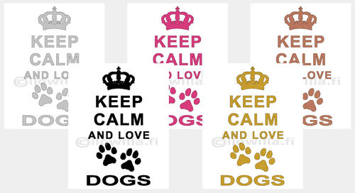 Keep Calm -kyltti Koira