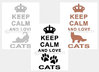 Keep Calm -kyltti Kissa