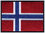 Embroidered badge "Norwegian flag"