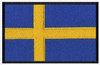 Embroidered badge "Swedish flag"