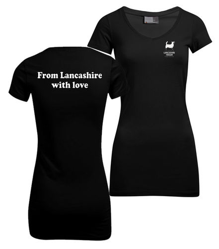 Naisten pitkä T-paita SLHY slogan
